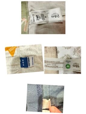 Carter's Neutral Floral & Cream Baby Clothing Pieces